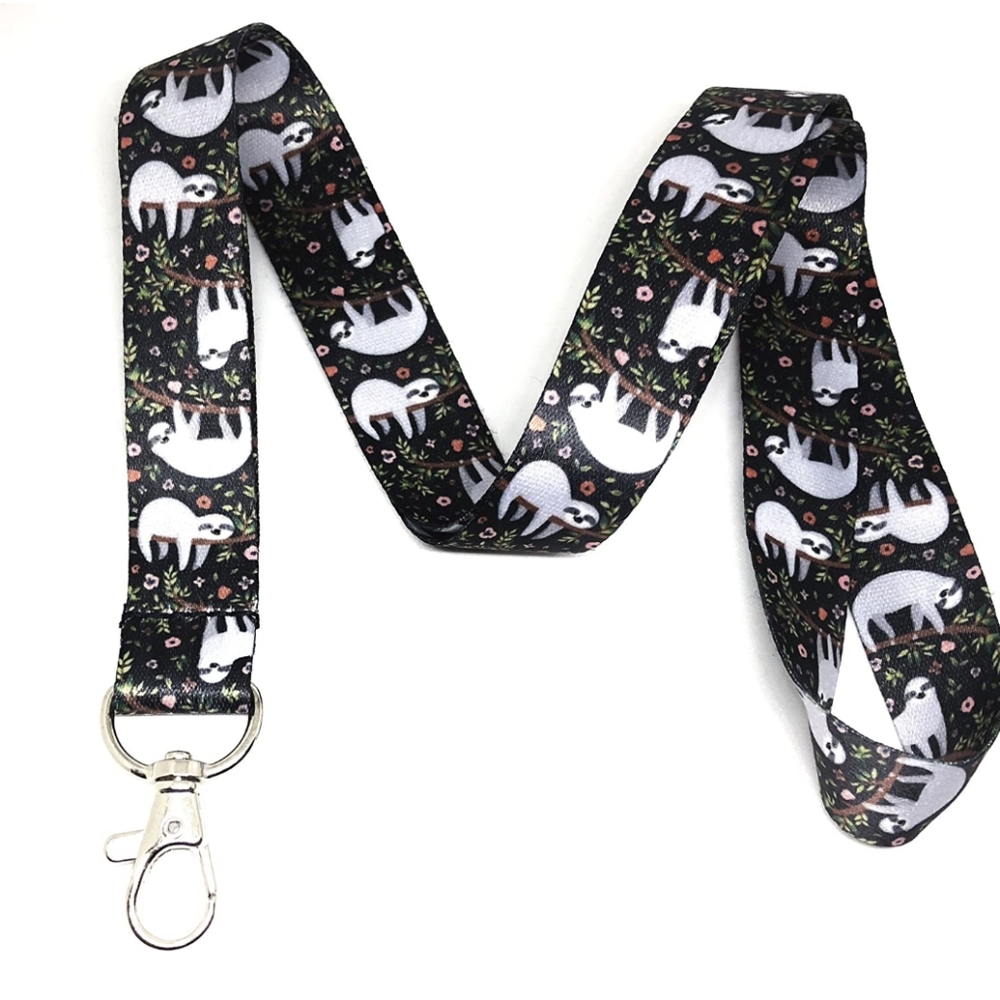 Sloth Layard - ID badge holder - keychain